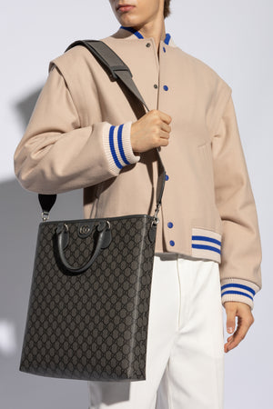 Gucci GREY Monogram 'shopper' bag 792118 FADJK-1242