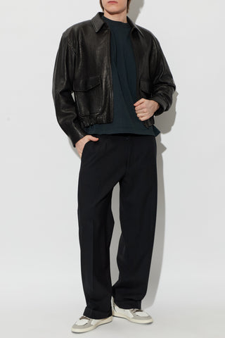 Golden Goose BLACK T-shirt with logo