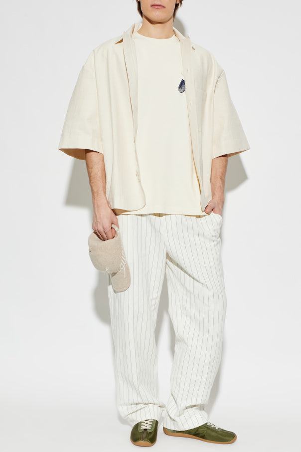 Jacquemus T-shirt with logo patch