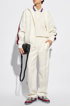 Gucci cream Sweatshirt with ‘Web’ stripe 762790 ZAPQR-9799