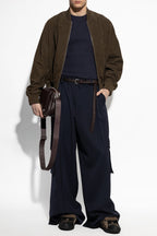 Ami Alexandre Mattiussi GREEN Suede jacket