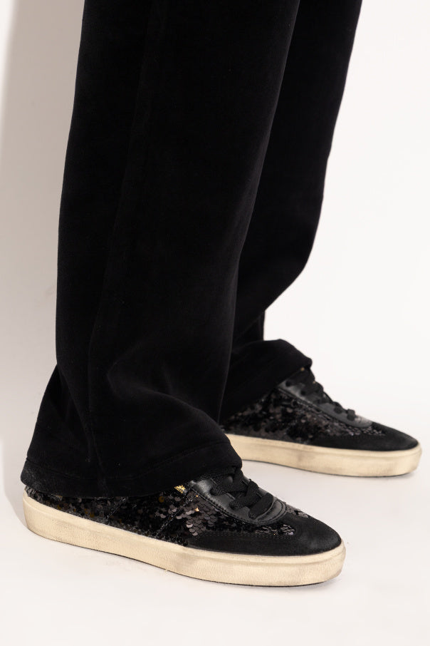 Golden Goose Black 'Soul Star' Sports Shoes