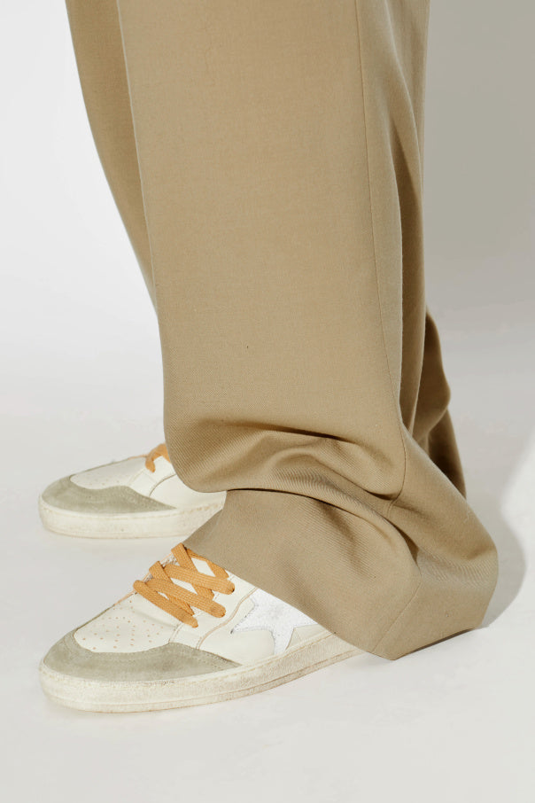 Golden Goose Cream ‘Ball Star Double Upper’ Sports Shoes