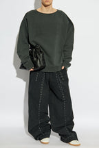 Maison Margiela GREY Sweatshirt with embroidered logo S50GU0230 M25017-969