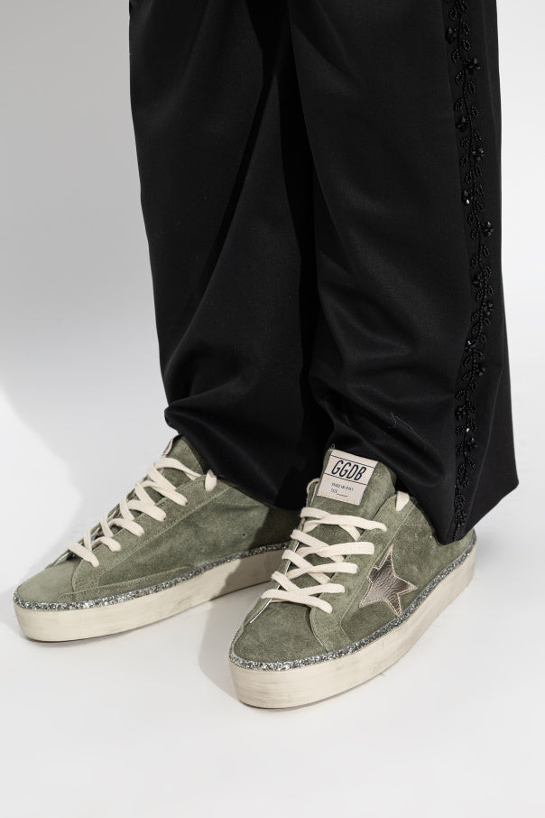 Golden Goose Green ‘Hi Star’ sports shoes