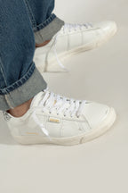 Golden Goose White Sports Shoes Matchstar