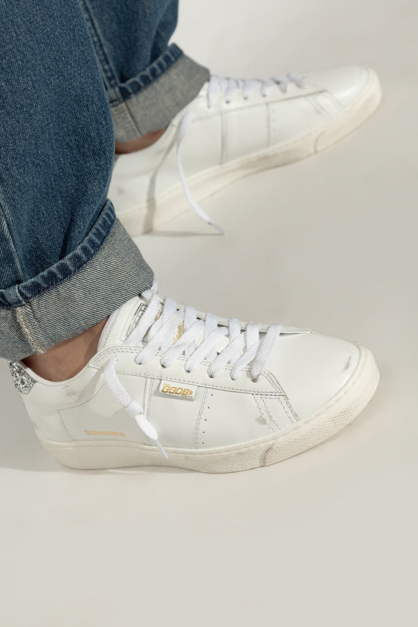 Golden Goose White Sports Shoes Matchstar