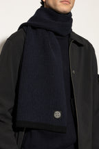 Stone Island
Stone Island BLACK Scarf with logo patch