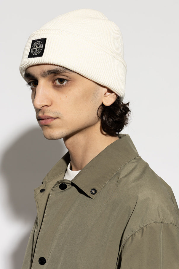 Stone Island
Stone Island cream Cap with logo patch