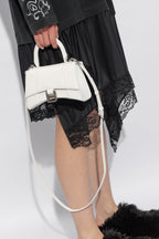 Balenciaga WHITE ‘Hourglass XS' shoulder bag 592833 1LR6Y-9001