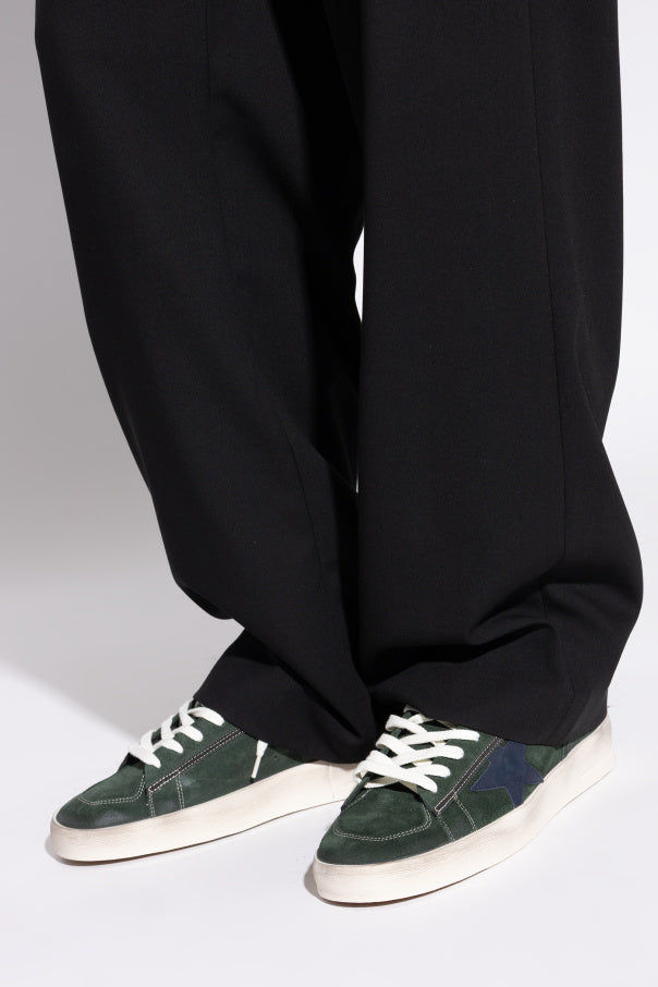 Golden Goose Green "Stardan With Collarino And Lace Loops" sports shoes