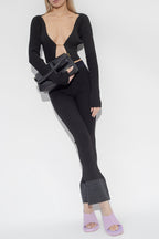 Jacquemus BLACK ‘Pralu’ top 213KN108 2190-990