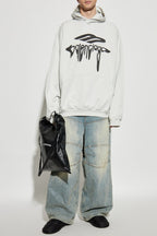 Balenciaga GREY Printed Sweatshirt 803265 TRVS9-9081