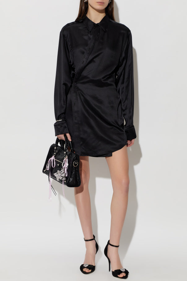 Balenciaga
Balenciaga BLACK Satin shirt with belt