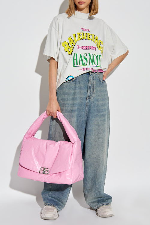 Balenciaga BLUE Drop-crotch pants
