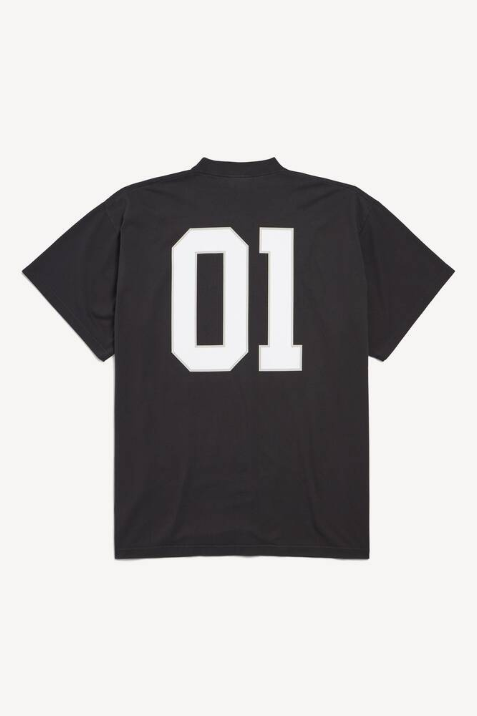 Balenciaga Short Sleeve T-shirt Logo Black | Auction 787349TRVW91055