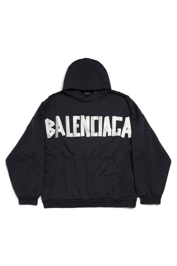 balenciaga-cotton-distressed-tape-logo-hoodie-000000000007812345