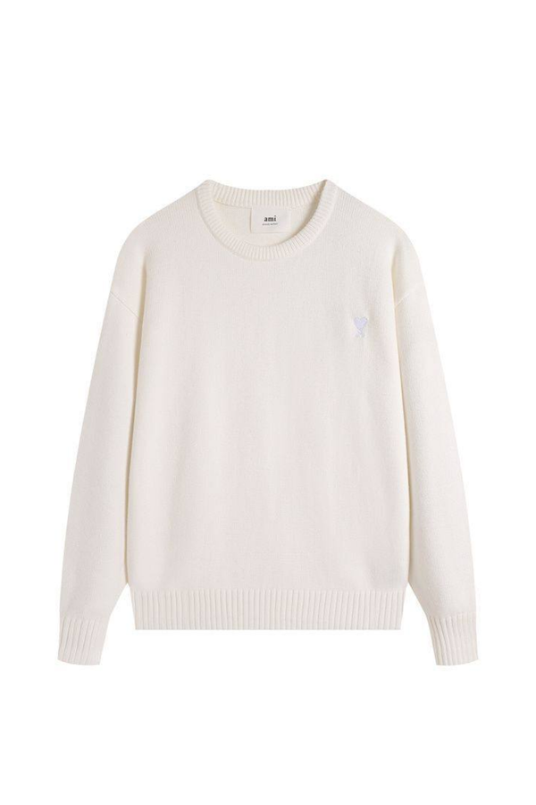 ami-paris-gray-sweater-with-logo-027636317