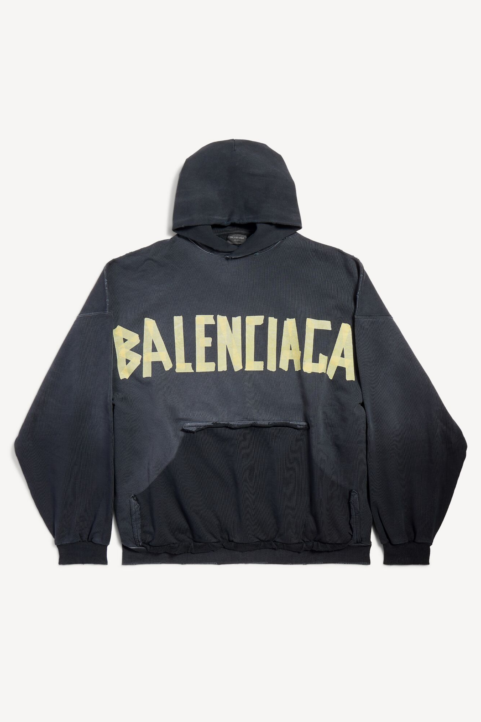 balenciaga-cotton-distressed-tape-logo-hoodie-000000000007812347