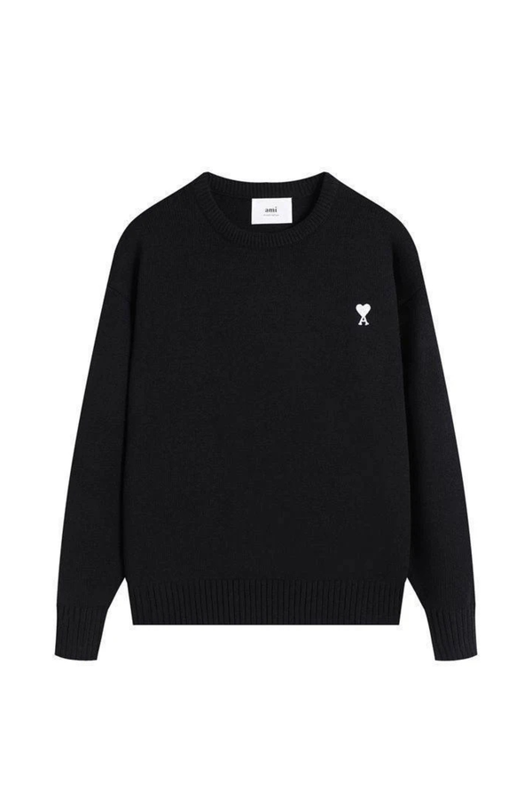 ami-paris-gray-sweater-with-logo-027636323