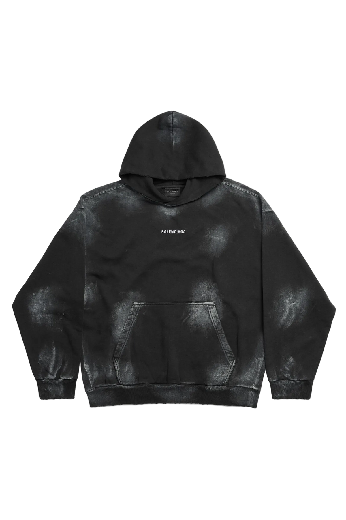 Balenciaga Худі з логотипом чорне