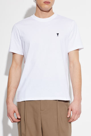 Ami Paris WHITE T-shirt with embroidered logo