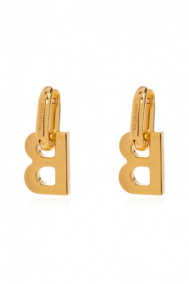 Balenciaga
Balenciaga GOLD Brass logo earrings