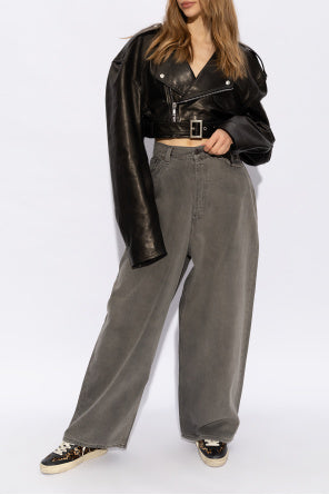 Golden Goose Brown ‘Soul Star’ sports shoes