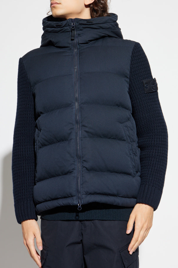 Stone Island
Stone Island NAVY BLUE Down jacket with logo patch