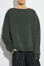 Maison Margiela GREY Sweatshirt with embroidered logo S50GU0230 M25017-969