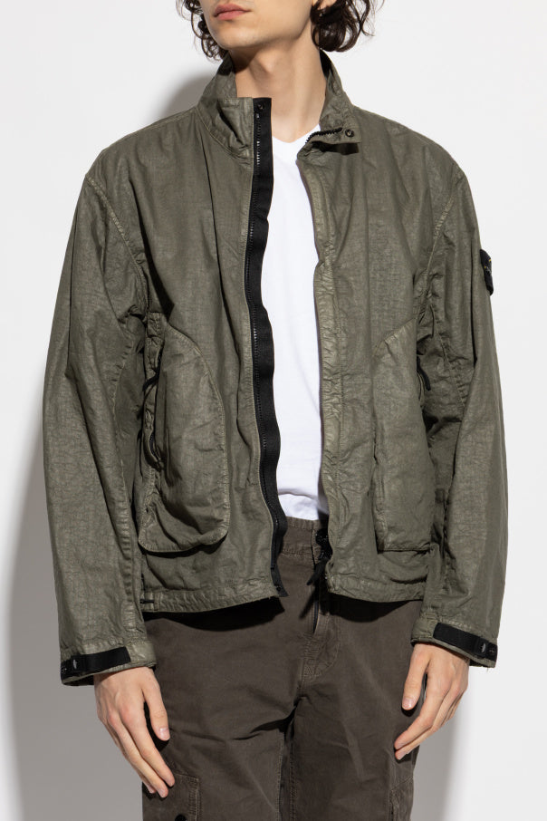 Stone Island
Stone Island GREEN Jacket Organic-Look Nylon Panama-TC