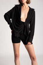 Jacquemus BLACK Asymmetrical top 213SH02-213 102-990
