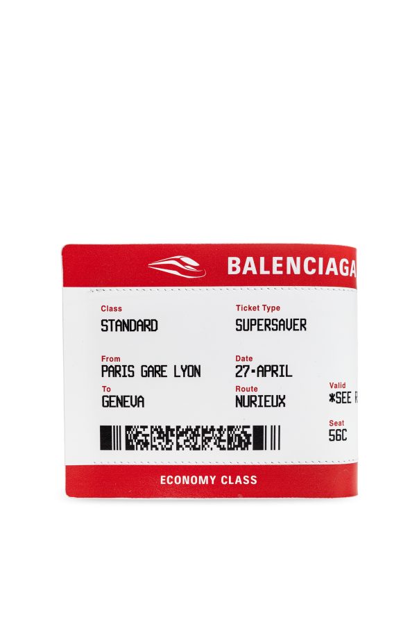 Balenciaga
Balenciaga WHITE Leather wallet with print