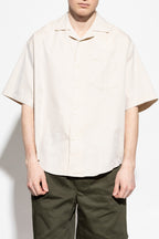 Ami Alexandre Mattiussi cream Shirt with Pocket HSH236 CO0099-725