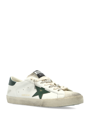 Golden Goose White ‘Super-Star Classic With List’ Sports Shoes