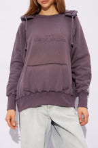 Maison Margiela PURPLE Hoodie with logo S51GU0128 STJ401-962