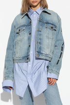 Balenciaga BLUE Denim jacket 793893 TDW14-4141