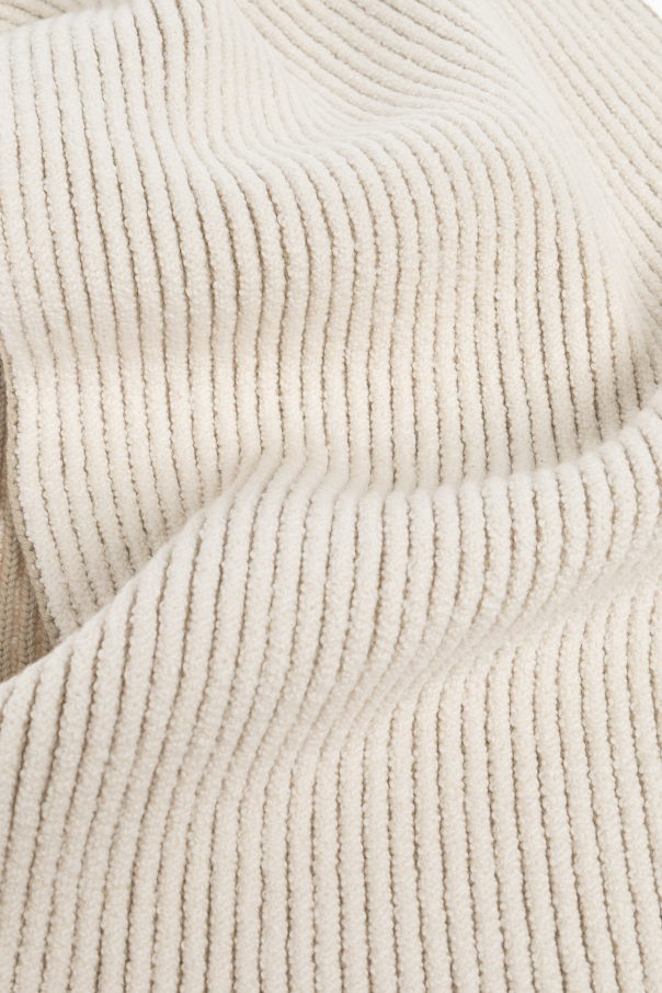 Stone Island
Stone Island cream Scarf with logo patch