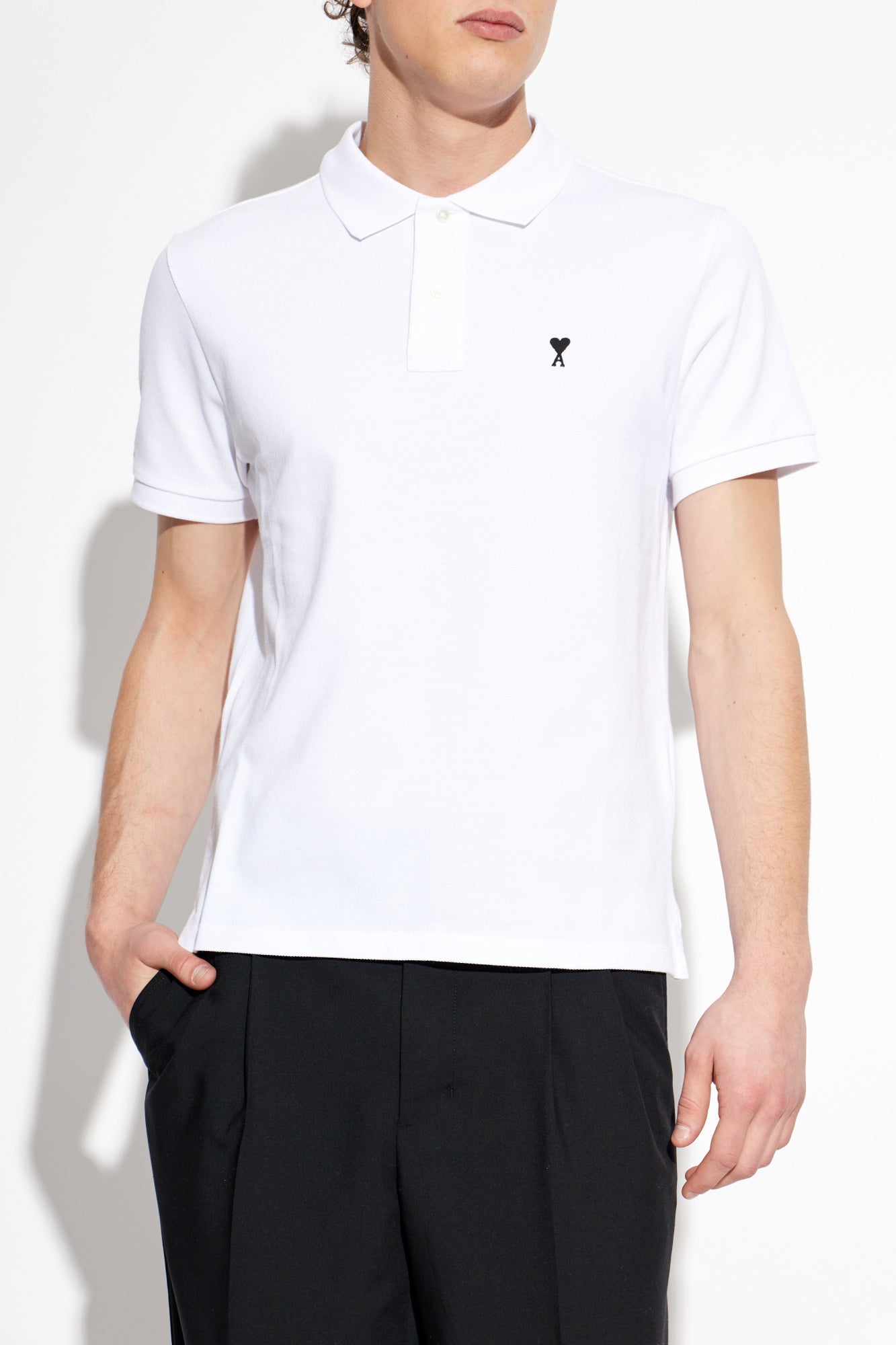 Ami de Coeur polo shirt in cotton pique HPL411.760.100