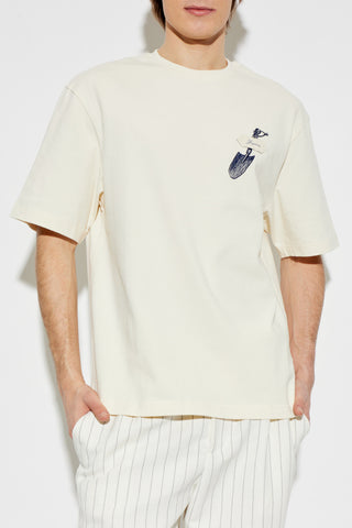 Jacquemus T-shirt with logo patch