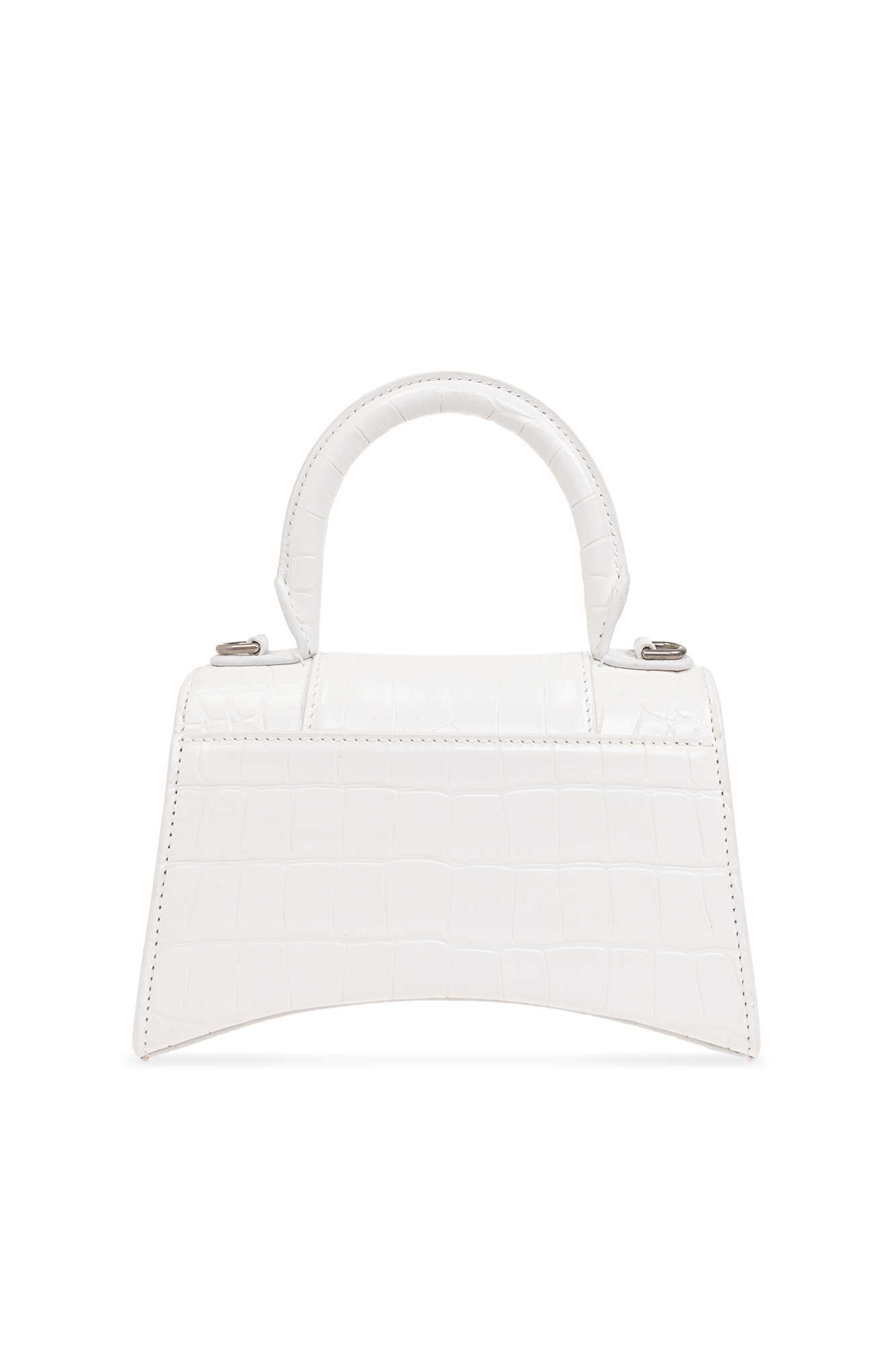 Balenciaga WHITE ‘Hourglass XS' shoulder bag 592833 1LR6Y-9001