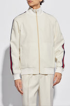 Gucci cream Sweatshirt with ‘Web’ stripe 762790 ZAPQR-9799
