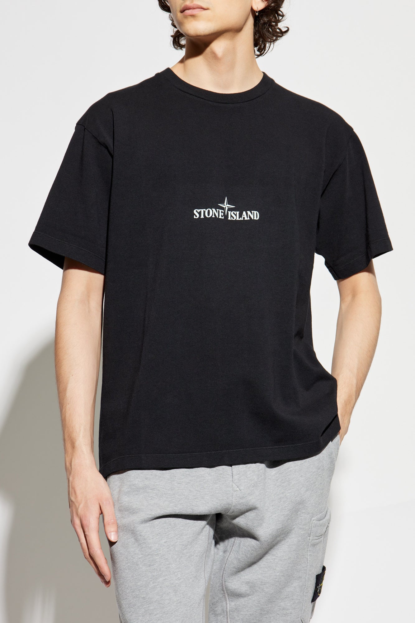 Stone Island BLACK Printed T-shirt K1S1521002RC S0137-V0029