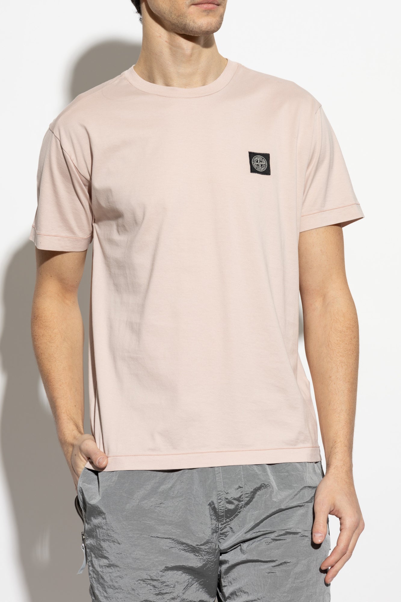 Stone Island PINK T-shirt with logo K1S152100039 S0013-V0082