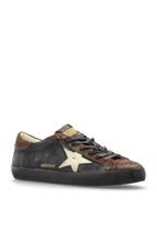 Golden Goose Brown ‘Super-Star Classic With List’ Sports Shoes