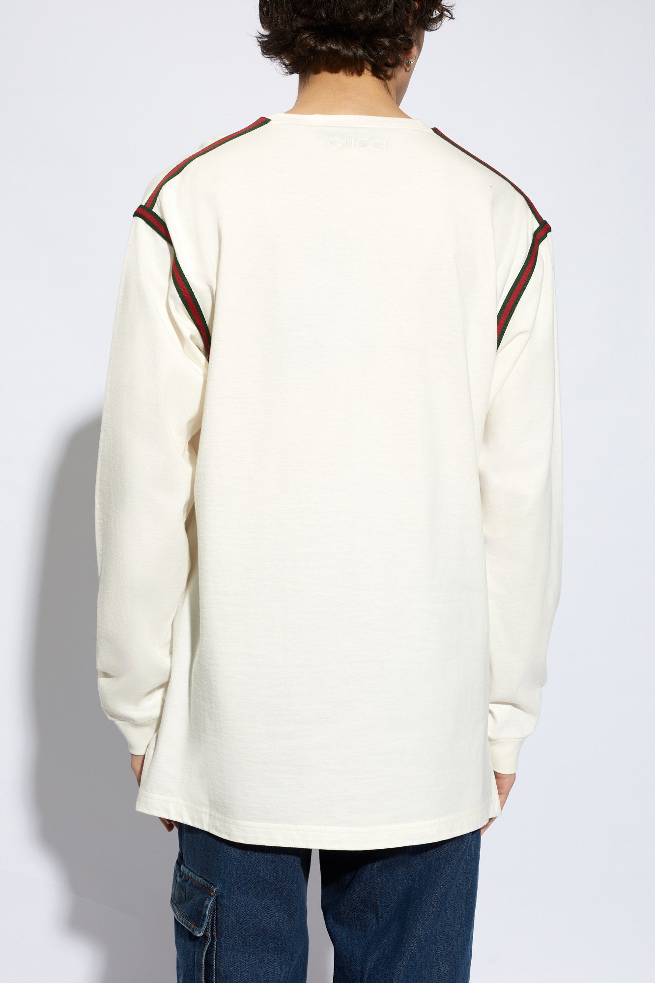 Gucci cream T-shirt with long sleeves  768441 XJF3T-9088