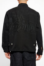 Burberry BLACK Denim Jacket 8095496 A1189-BLACK