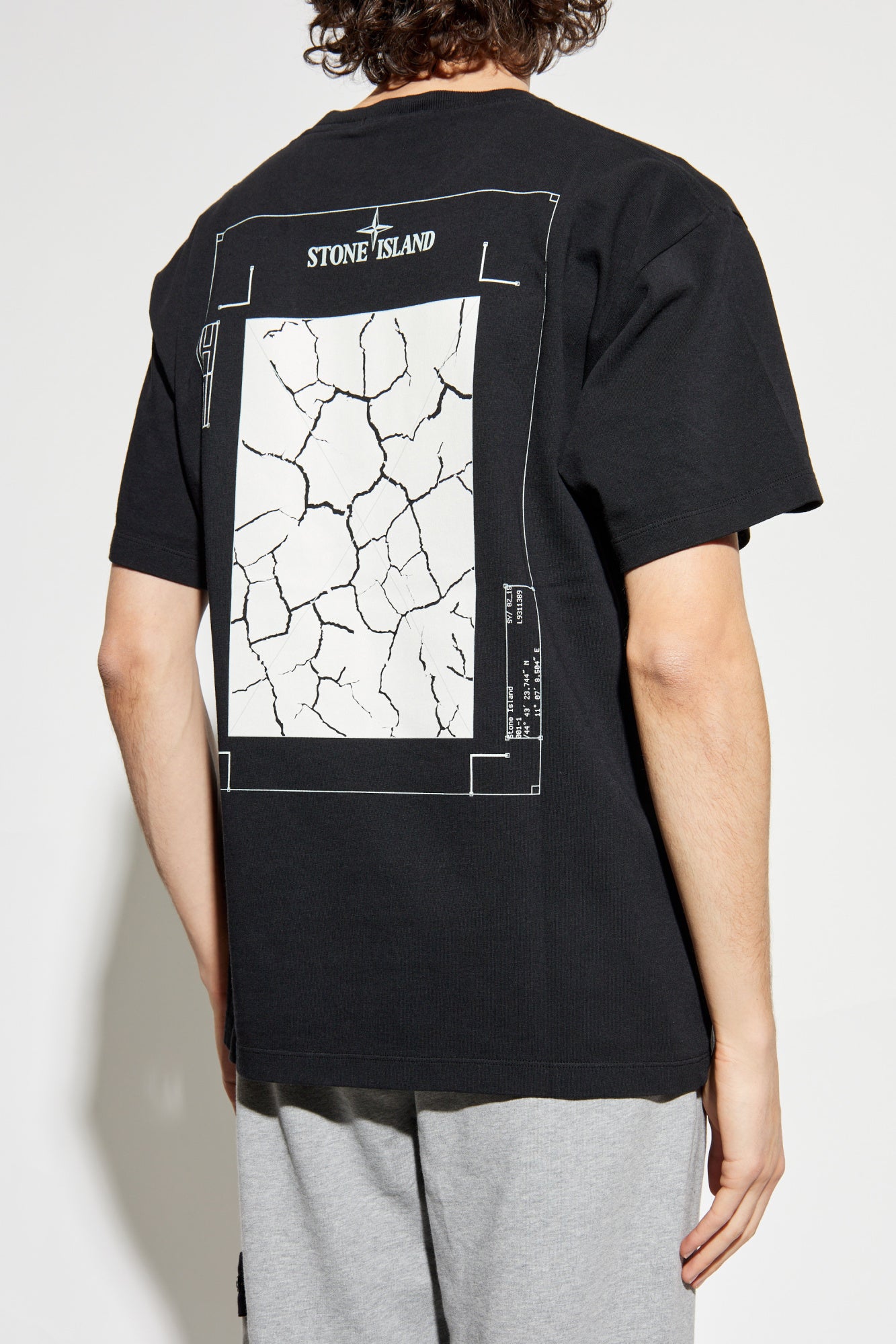 Stone Island BLACK Printed T-shirt K1S1521002RC S0137-V0029