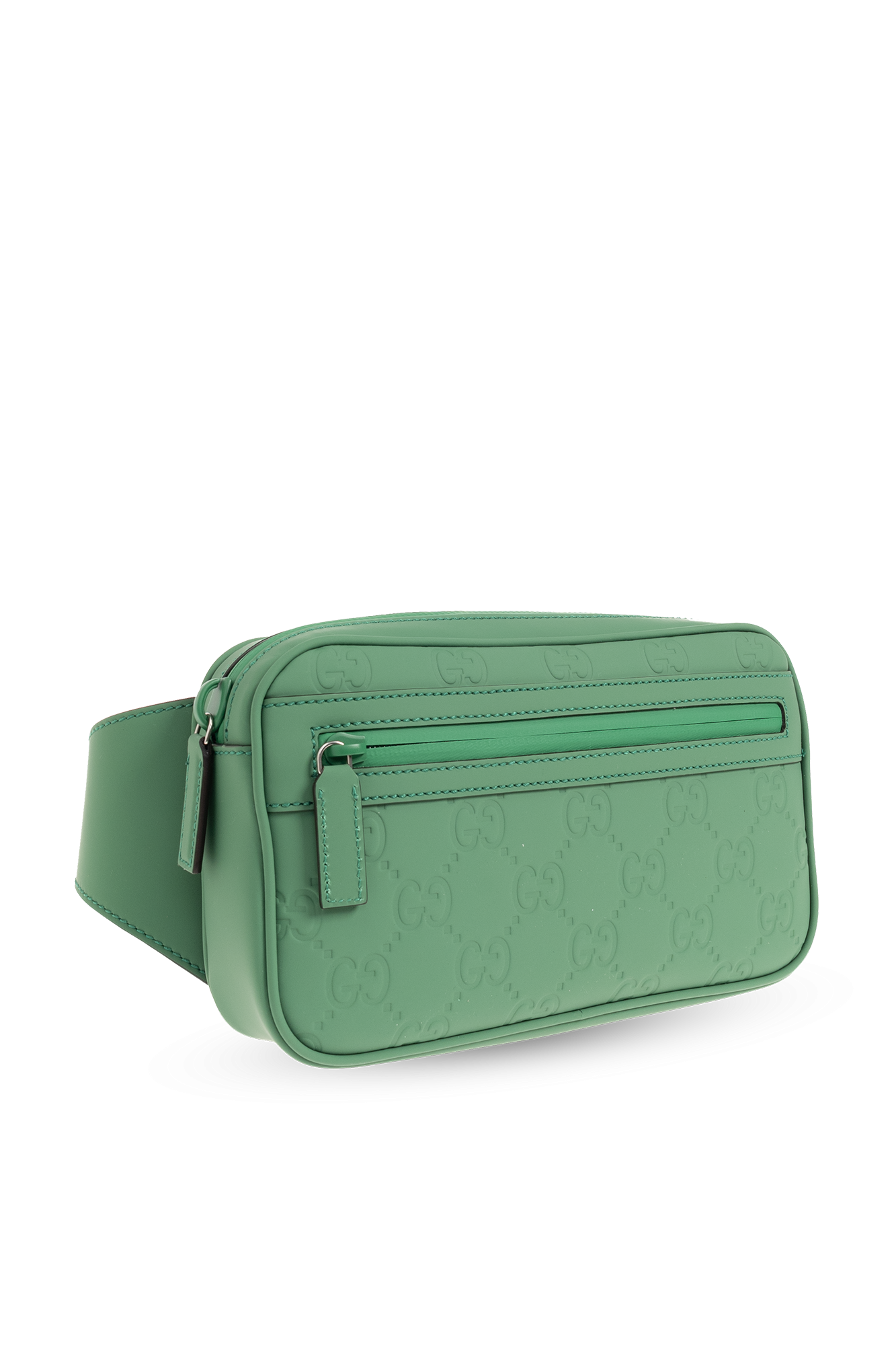 Gucci GREEN Monogrammed belt bag 771422 AAC0J-3743