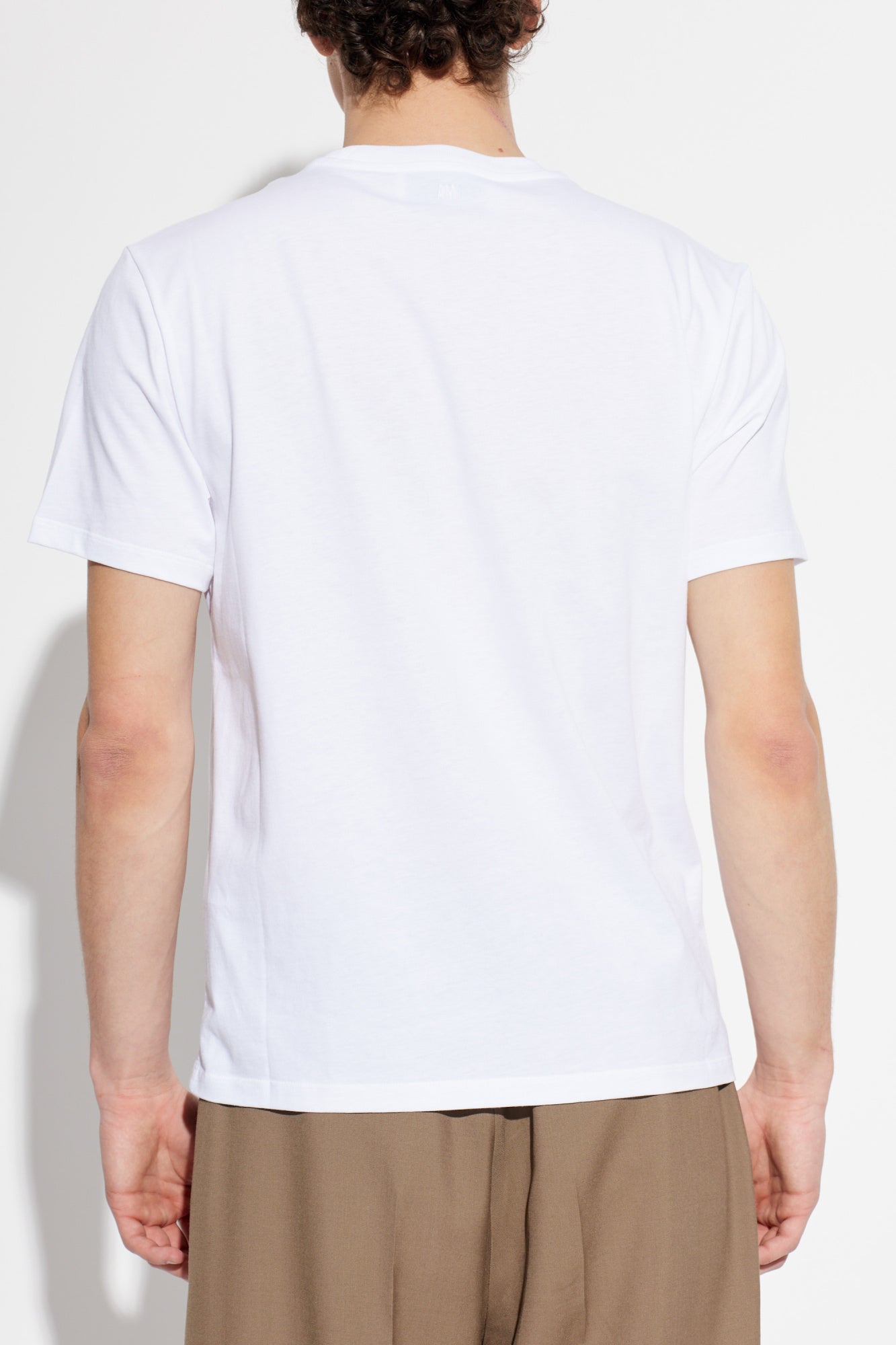 Ami Paris WHITE T-shirt with embroidered logo